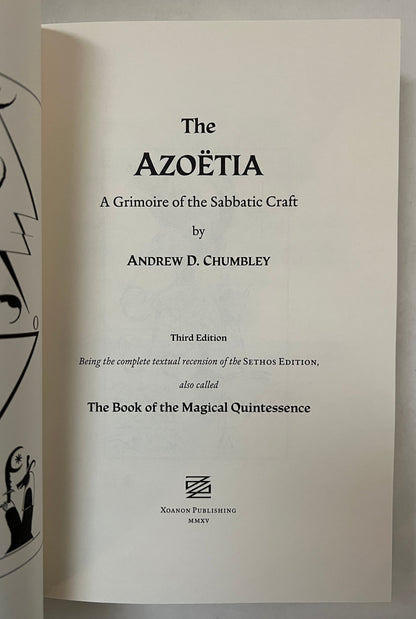 The Azoetia: A Grimoire of the Sabbatic Craft