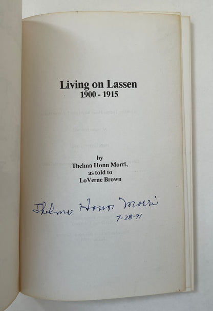 Living on Lassen: 1900-1915