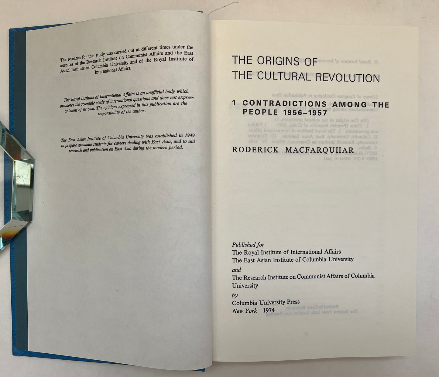 The Origins of the Cultural Revolution: Contradictions Among the People 1956-1957