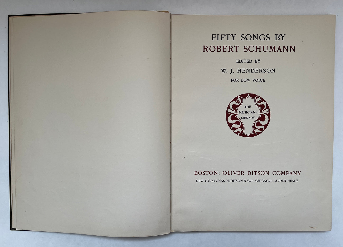 Fifty Songs by Robert Schumann