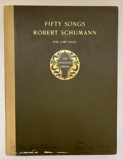 Fifty Songs by Robert Schumann