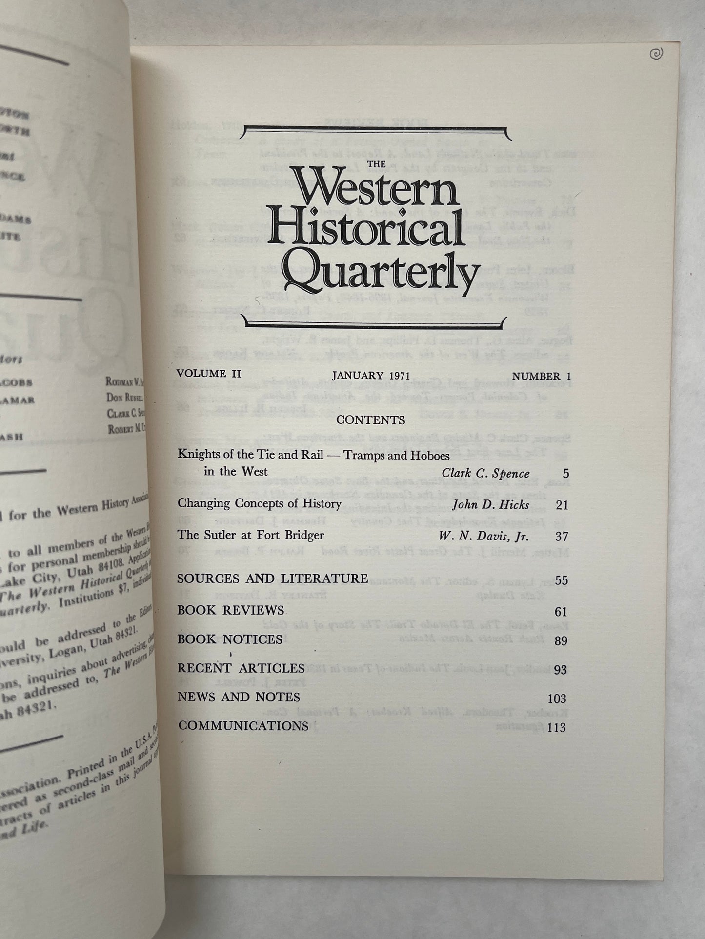 The Western Historical Quarterly