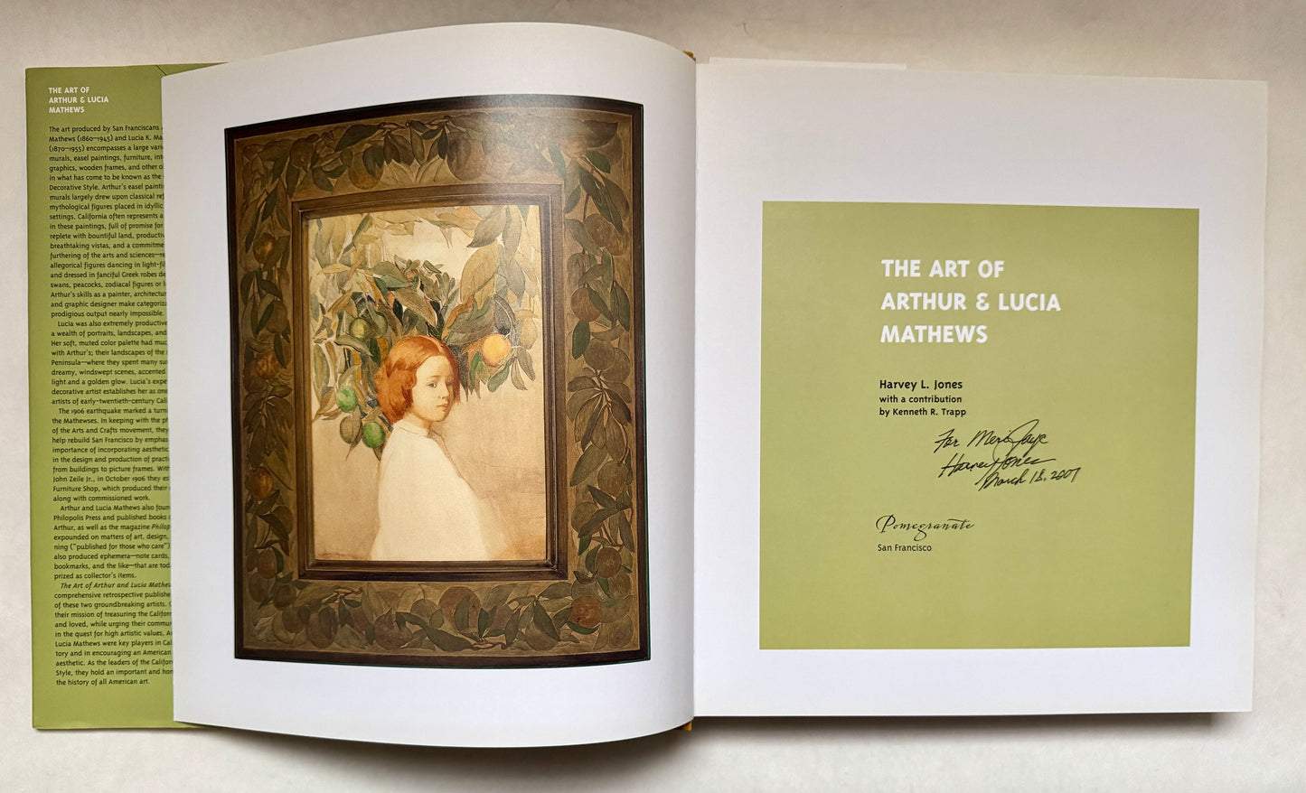 The Art of Arthur and Lucia Mathews [Author Signed & Inscribed]