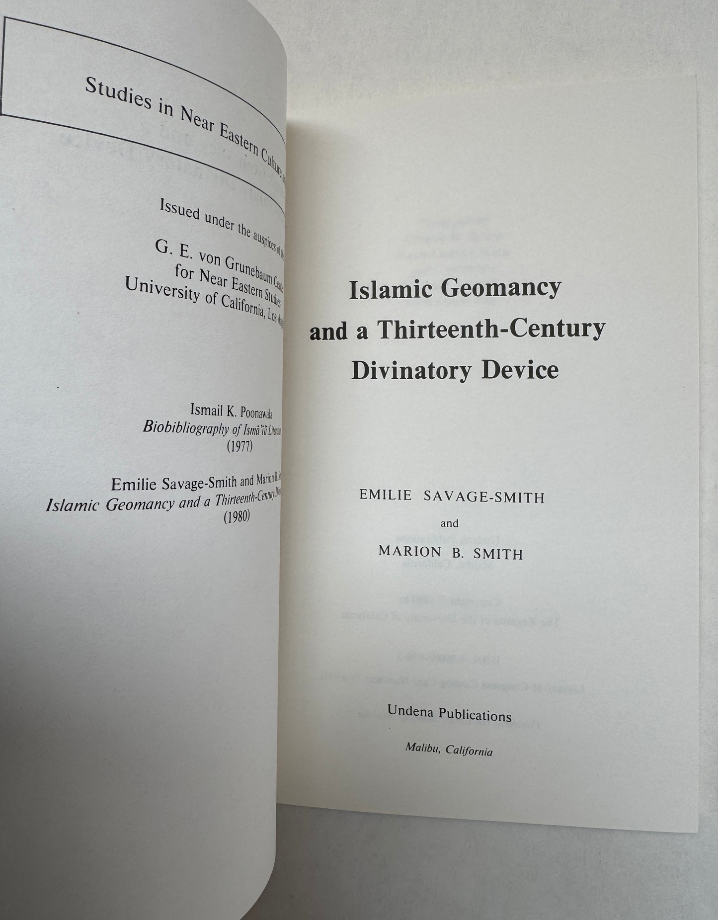 Islamic Geomancy and a Thirteenth-Century Divinatory Device