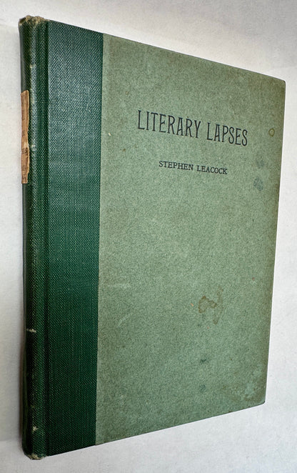 Literary Lapses: A Book of Sketches