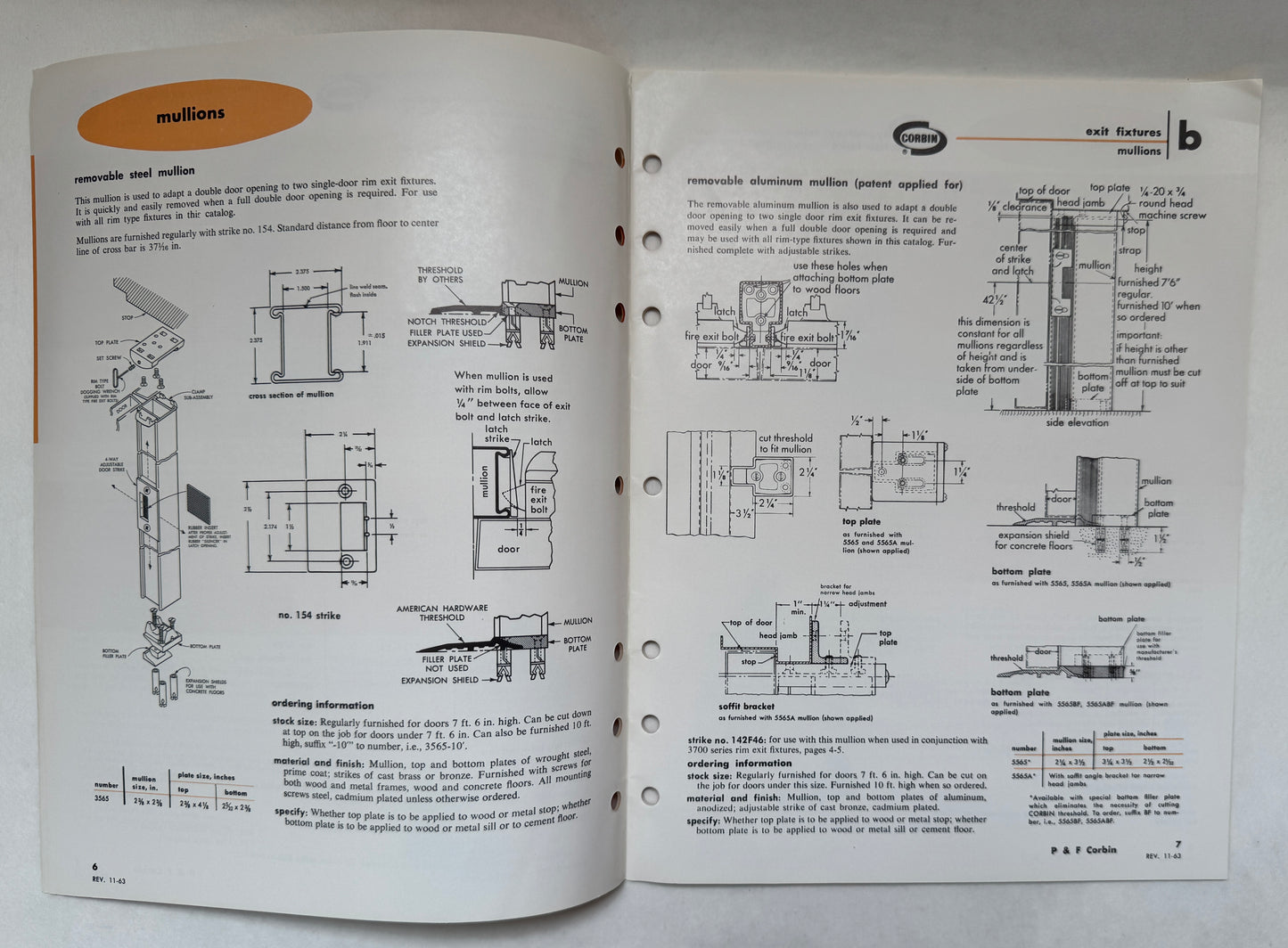 Exit Fixtures (1960s product catalog)