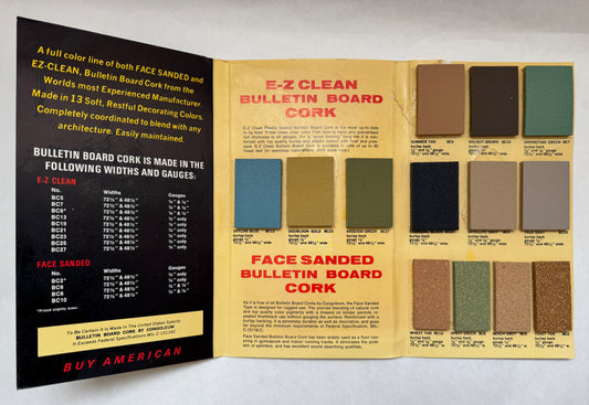Bulletin Board Cork from Congoleum (Sampler)