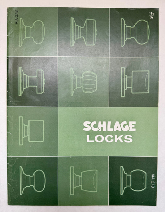 Schlage Locks [1963 Catalog]