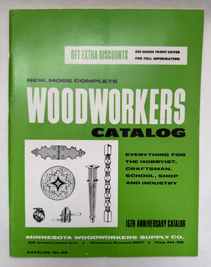 New, More Complete Woodworkers Catalog No. 23