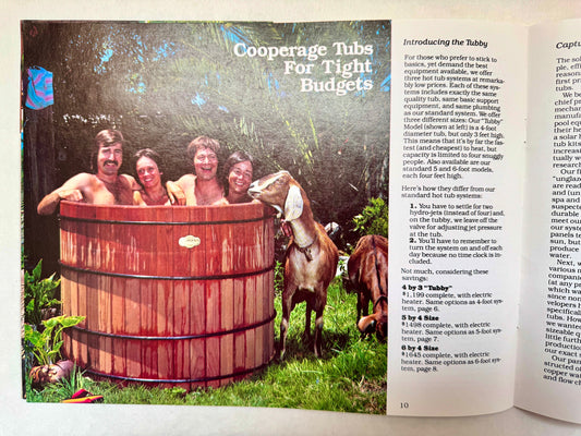 Mid-Century Hot Tub, Bathtub, Shower Catalog Assortment (4 items)