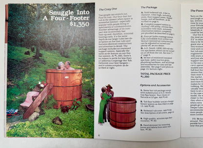 Mid-Century Hot Tub, Bathtub, Shower Catalog Assortment (4 items)