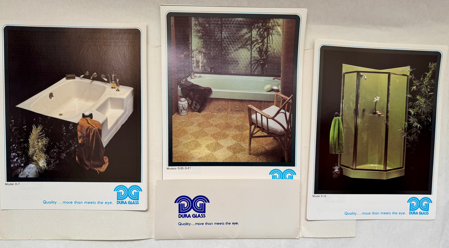 Mid-Century Hot Tub, Bathtub, Shower Catalog Assortment (4 items)