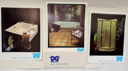 Mid-Century Hot Tub, Bathtub, Shower Catalog Assortment (4 items)