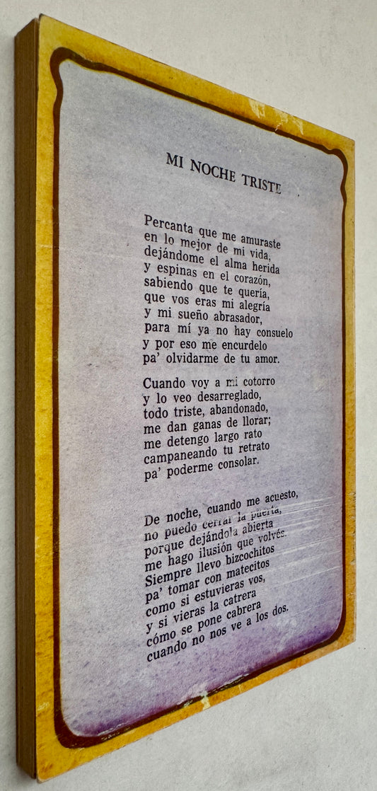 Percanta que me amuraste