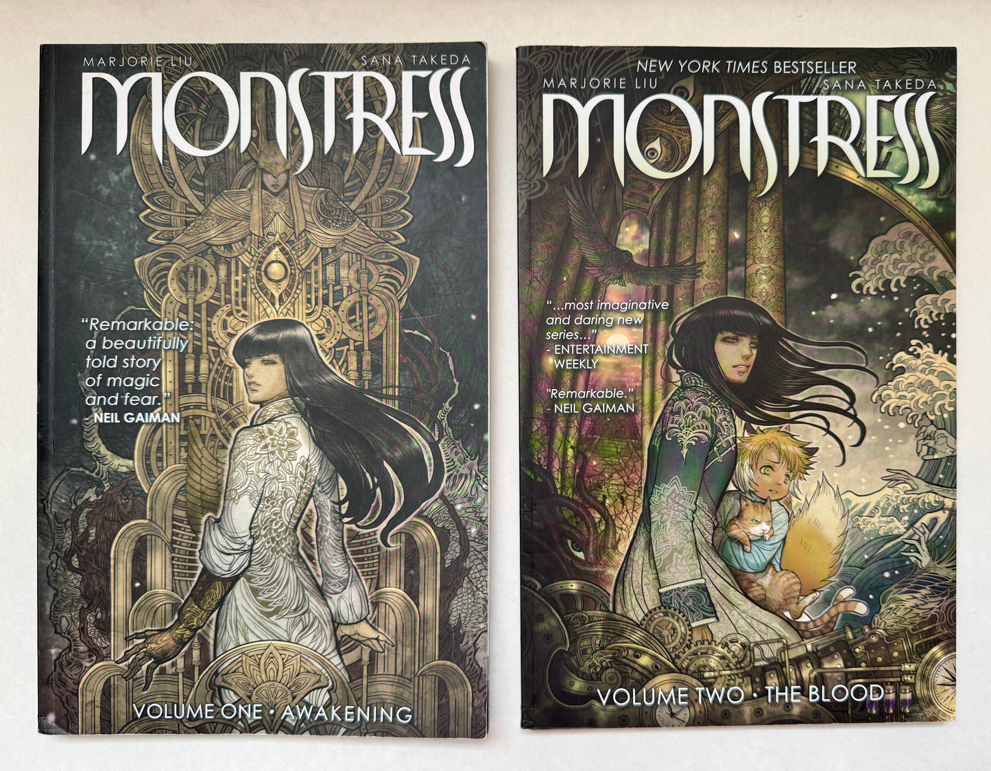 Monstress, Volume 1, Awakening; Volume 2, The Blood [First Printings]