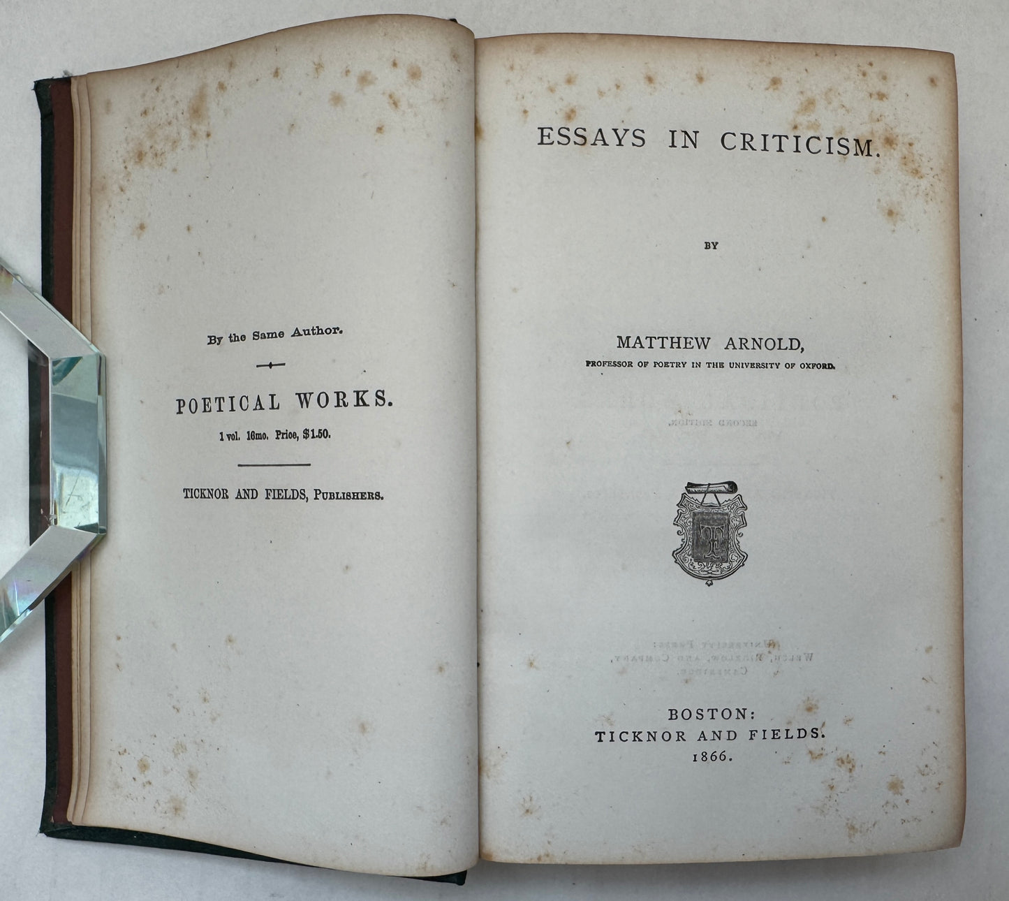 Essays in Criticism