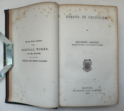 Essays in Criticism