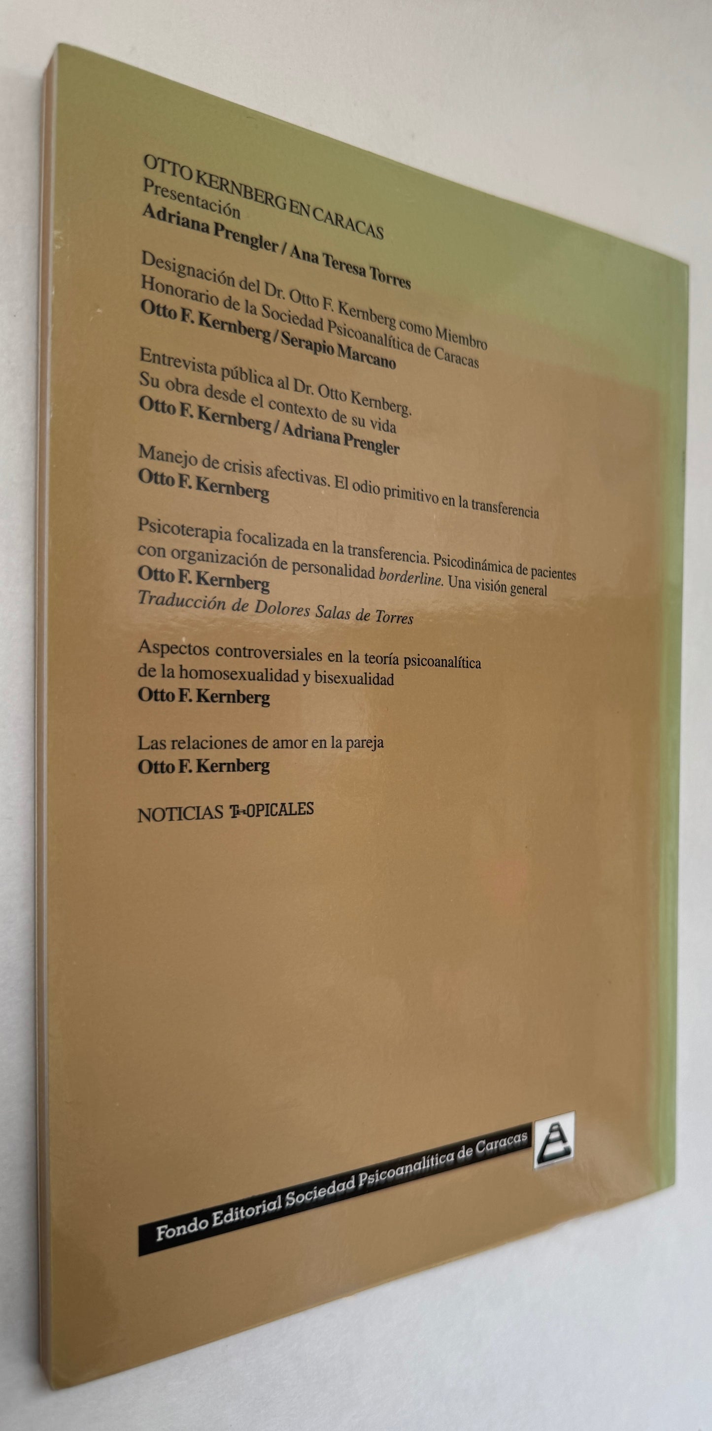Tropicos: Revista de Psicoanálisis Ano Ix, Vol 1, 2001