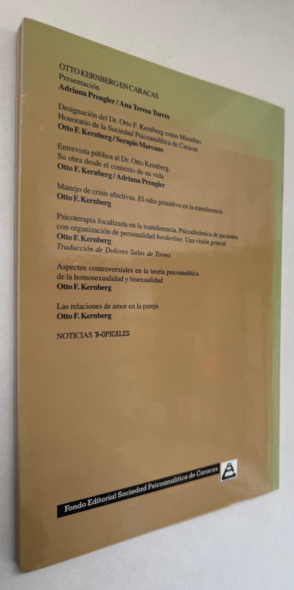 Tropicos: Revista de Psicoanálisis Ano Ix, Vol 1, 2001