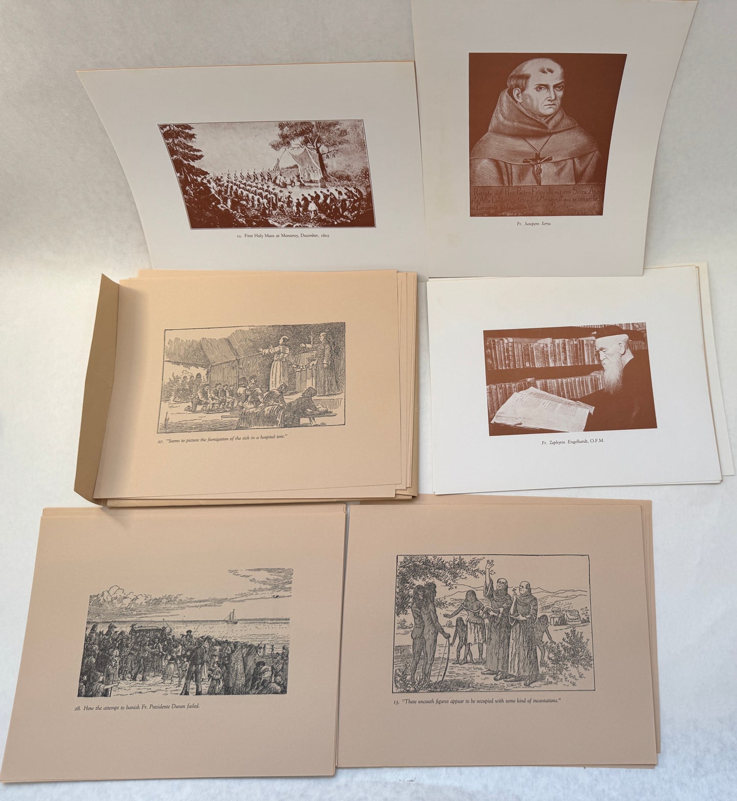 California Mission Engravings