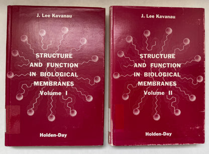 Structure and Function in Biological Membranes, Volumes I & II