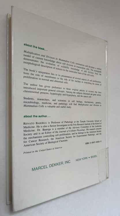 Multiplication and Division in Mammalian Cells