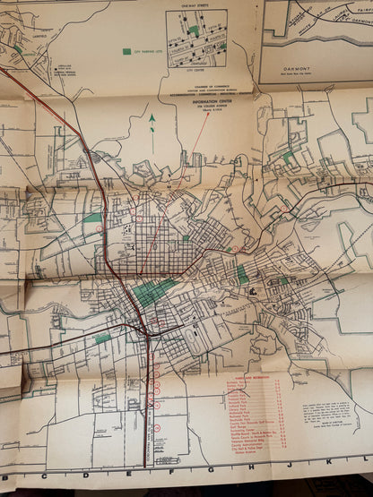 Map of Santa Rosa and Vicinity