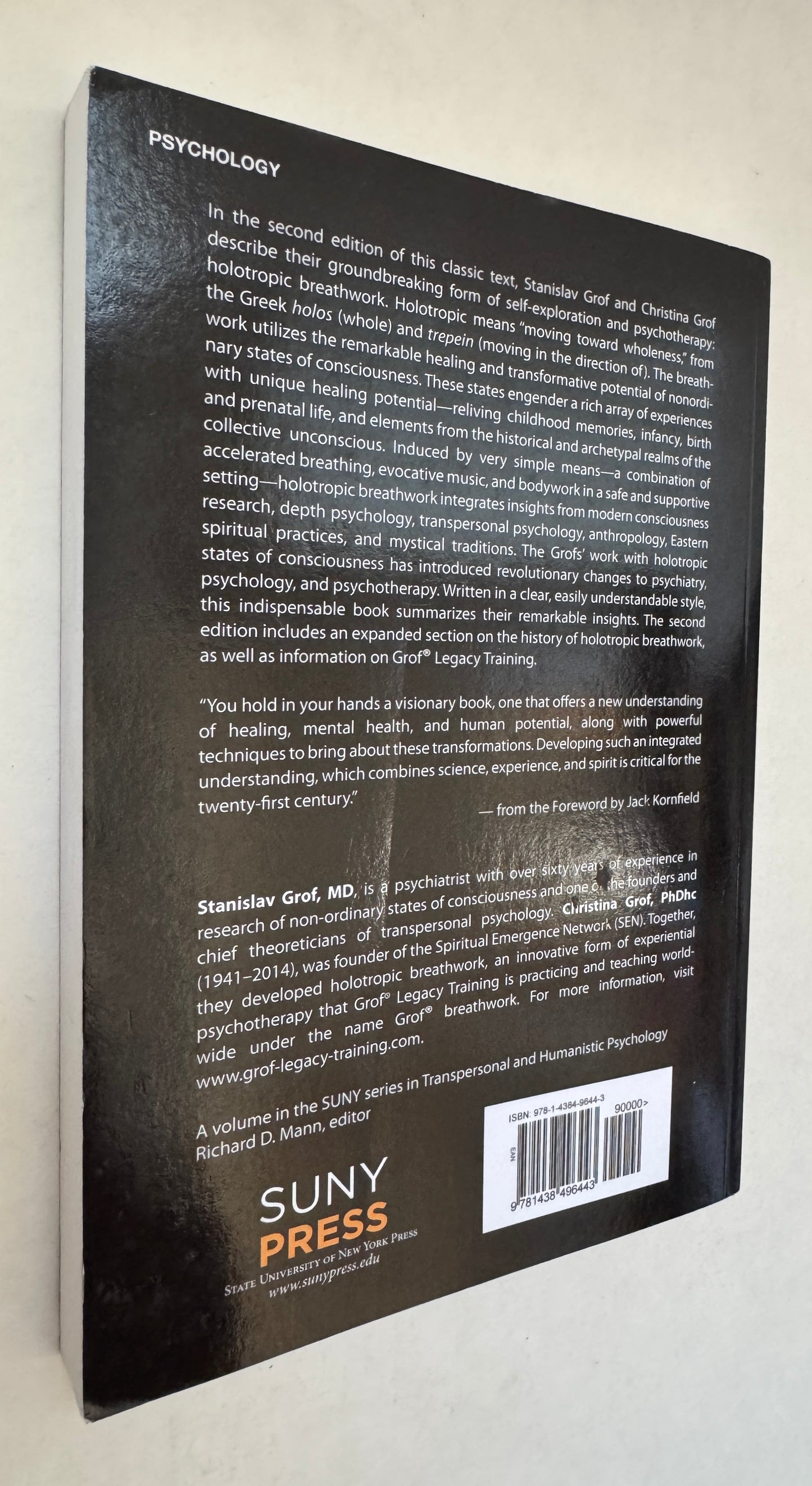 Holotropic breathwork : a new approach to self-exploration and therapy