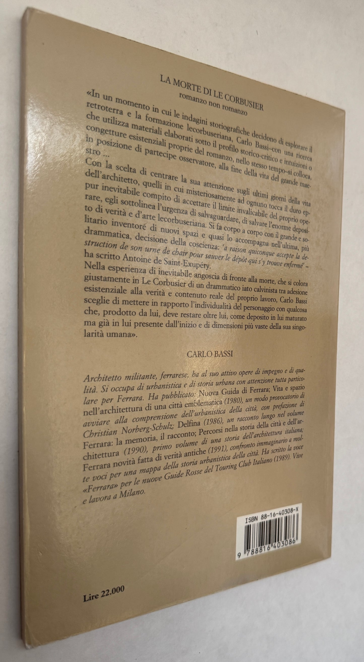 La Morte di Le Corbusier: Romanzo Non Romanzo