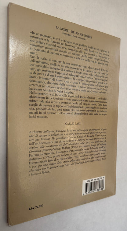 La Morte di Le Corbusier: Romanzo Non Romanzo
