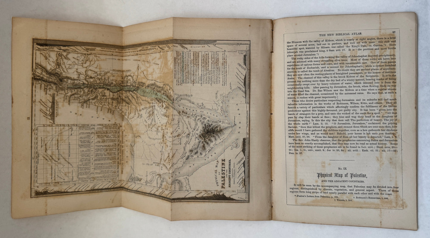 The New Biblical Atlas, and Scripture Gazeteer : With Descriptive Notices of the Tabernacle and the Temple