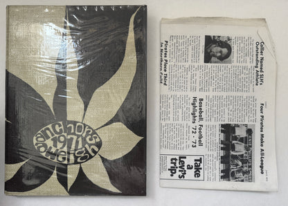 Anchors Aweigh 1970-1971 High School Yearbook [together with] student newspaprer from same school