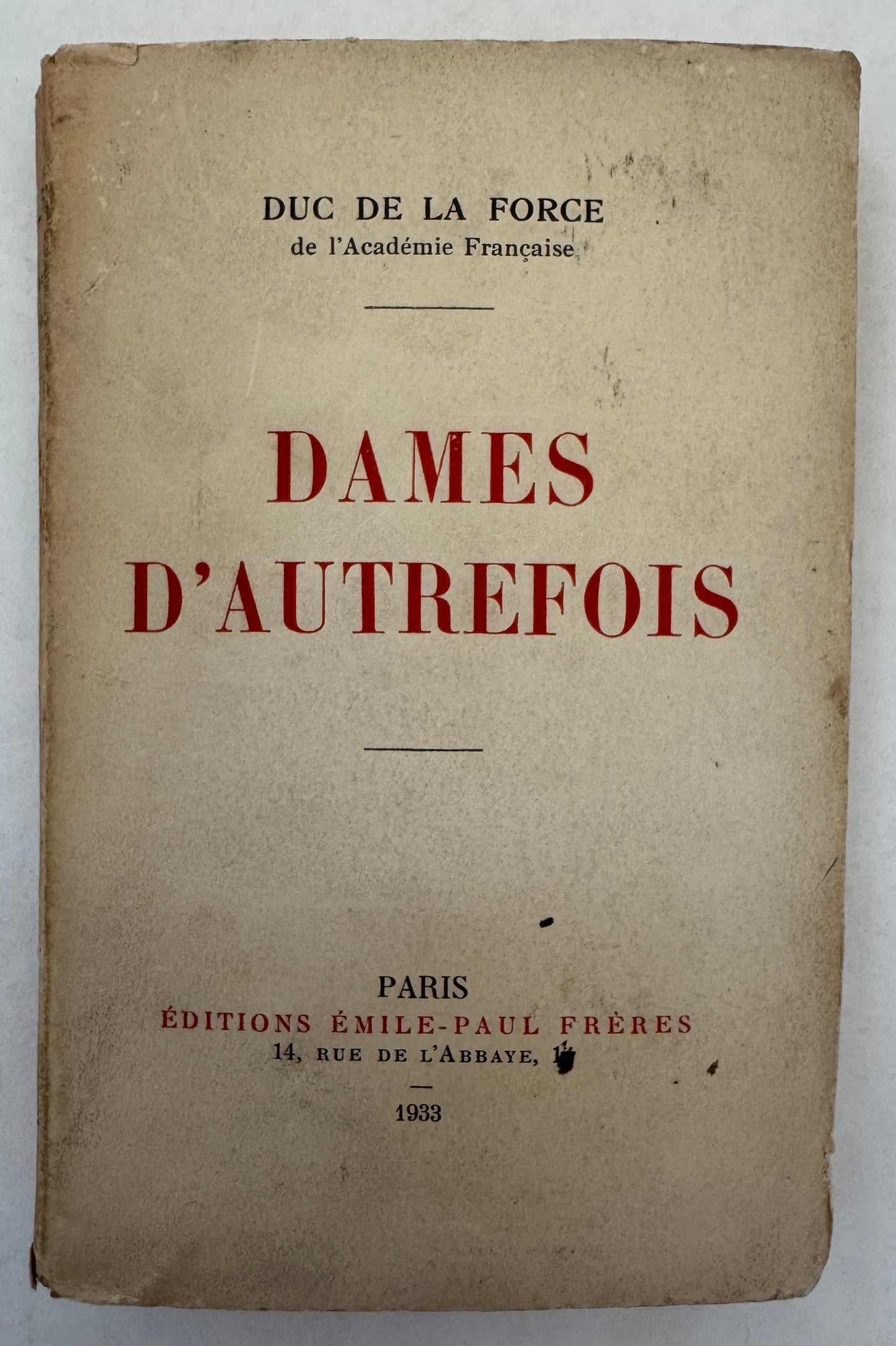 Dames d'Autrefois