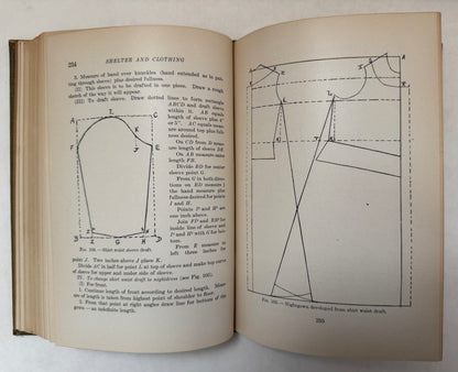 Shelter and Clothing: A Textbook of the Household Arts [together with Strong Points pamphlet]