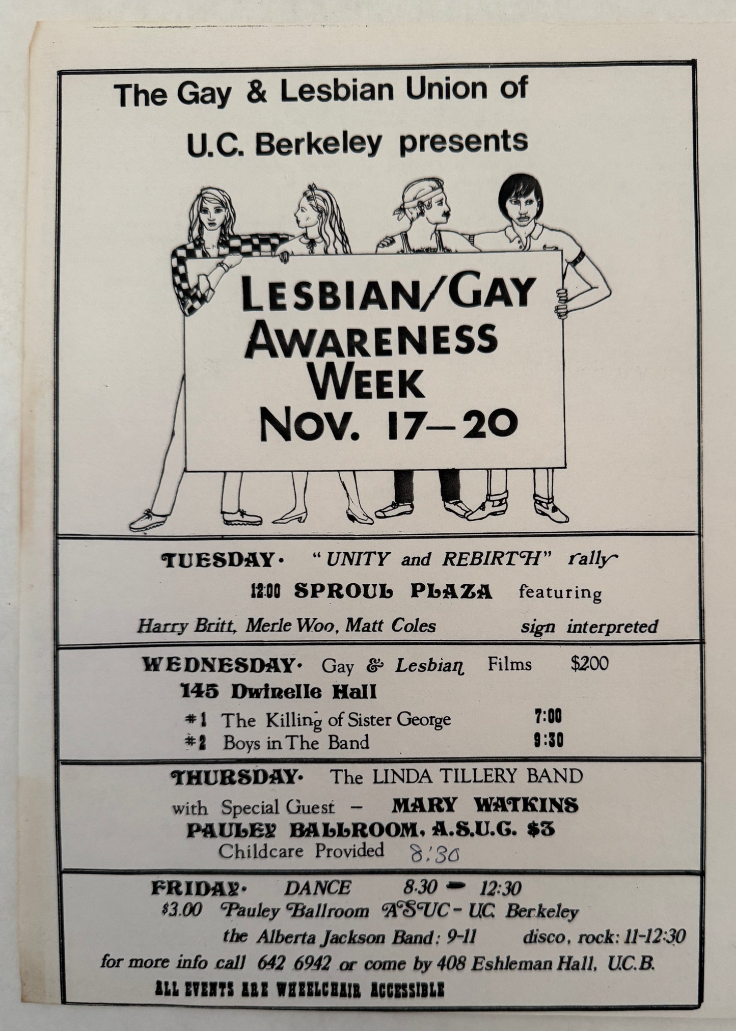 Lesbian/Gay Awareness Week Nov 17-20 [Poster]