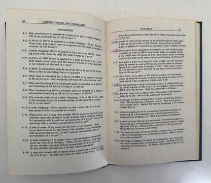 Mechanics, Wave Motion and Sound. Notes-Problems.