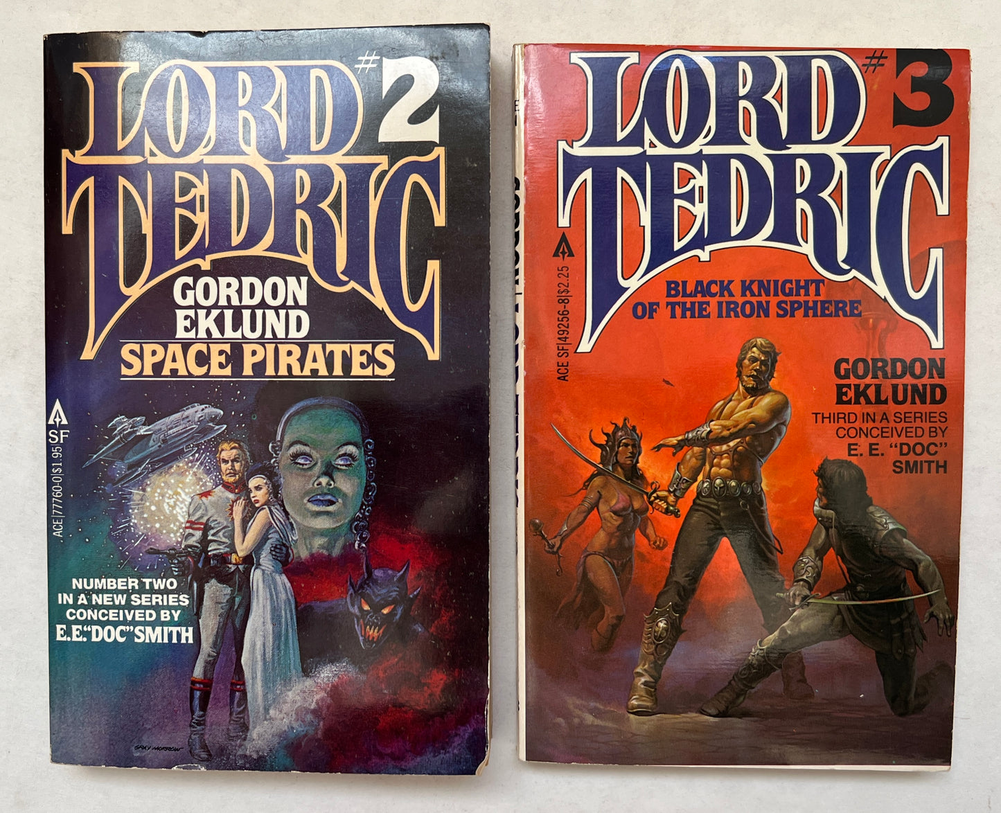 Lord Tedric #2 (Space Pirates) and #3 (Black Knight of the Iron Sphere) [2 volumes]