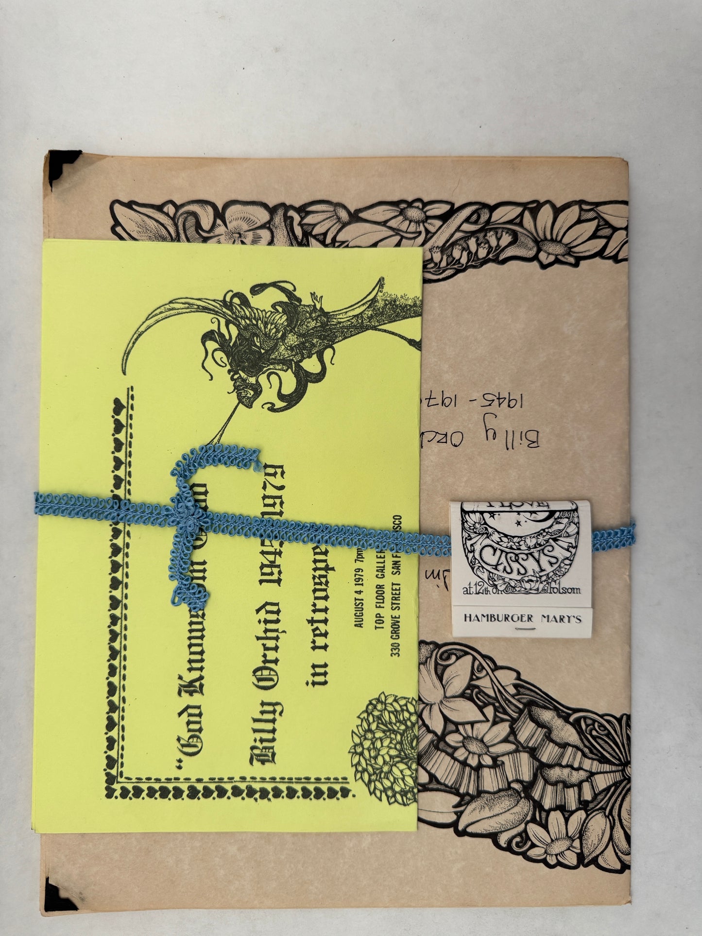 "God Knows I'm Good" ; Billy Orchid 1945-1979 [Cockettes founder]