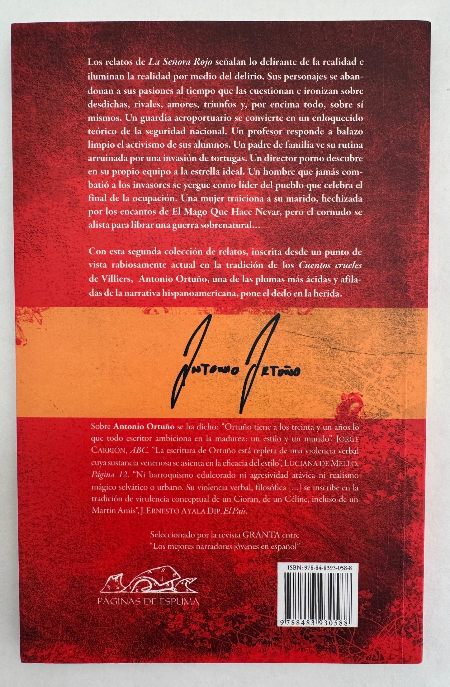 La Señora Rojo [Signed]
