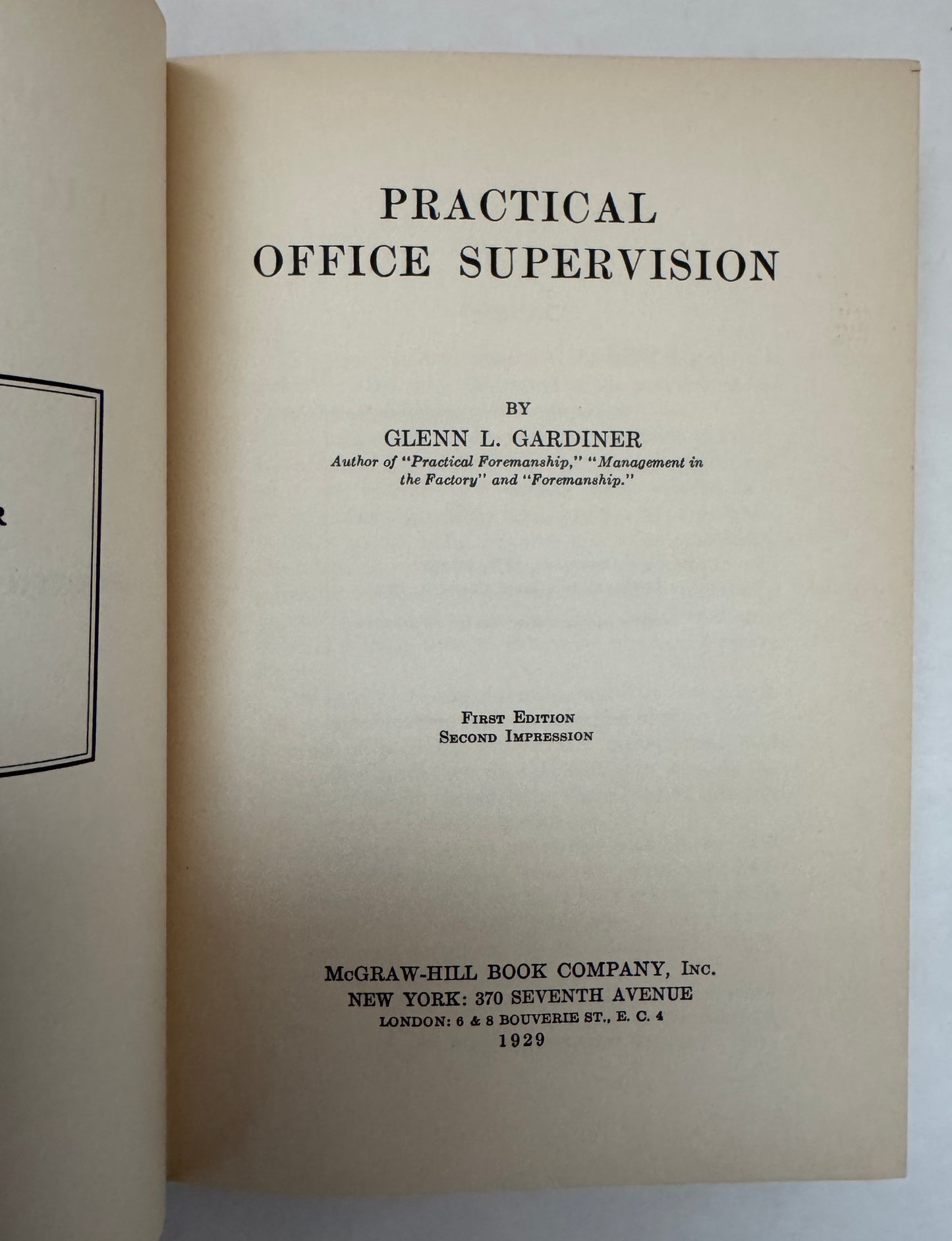 Practical Office Supervision