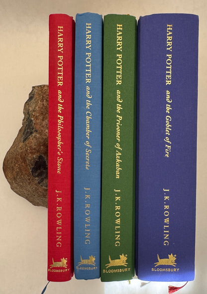 Harry Potter and the Philosopher's Stone; Harry Potter and the Chamber of Secrets; Harry Potter and the Prisoner of Azkaban; Harry Potter and the Goblet of Fire [Deluxe UK Edition]