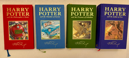 Harry Potter and the Philosopher's Stone; Harry Potter and the Chamber of Secrets; Harry Potter and the Prisoner of Azkaban; Harry Potter and the Goblet of Fire [Deluxe UK Edition]