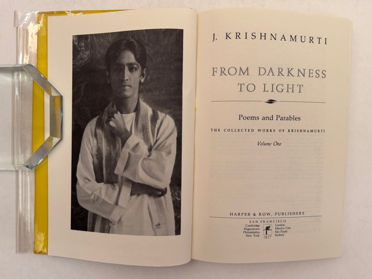 From Darkness to Light: Poems and Parables