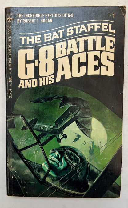 G-8 and his Battle Aces: The Bat Staffel (#1); Fangs of the Sky Leopard (#7); The Mark of the Vulture (#8)