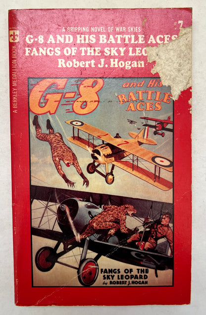 G-8 and his Battle Aces: The Bat Staffel (#1); Fangs of the Sky Leopard (#7); The Mark of the Vulture (#8)
