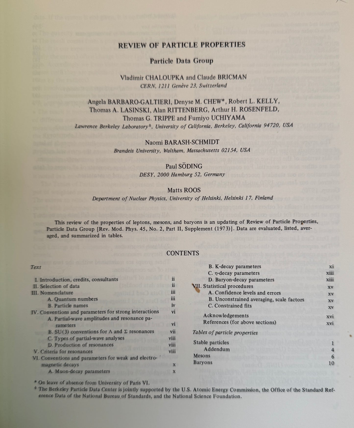 Review of Particle Properties