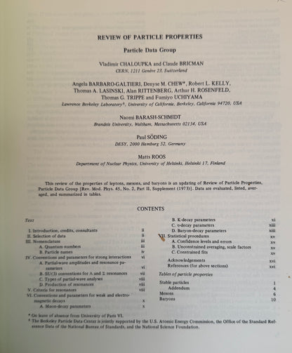 Review of Particle Properties