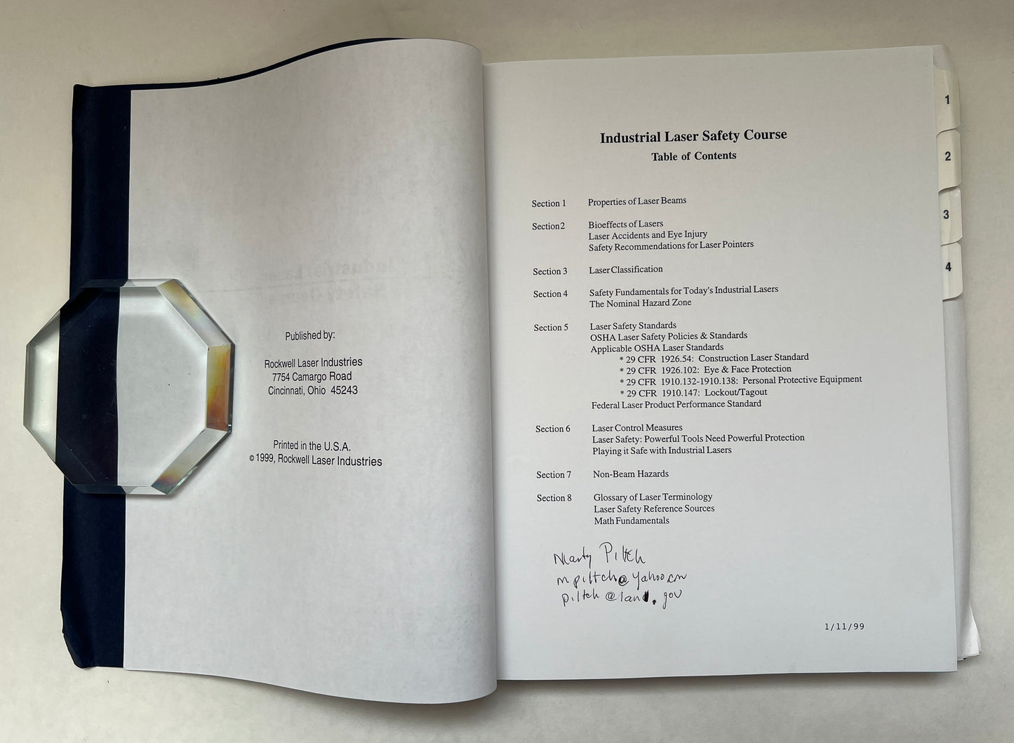 Industrial Laser Safety Course