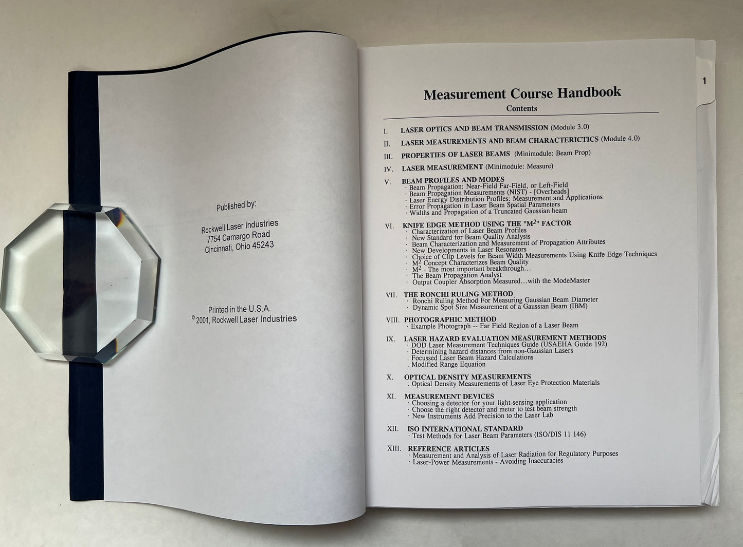 Measurement Course Handbook