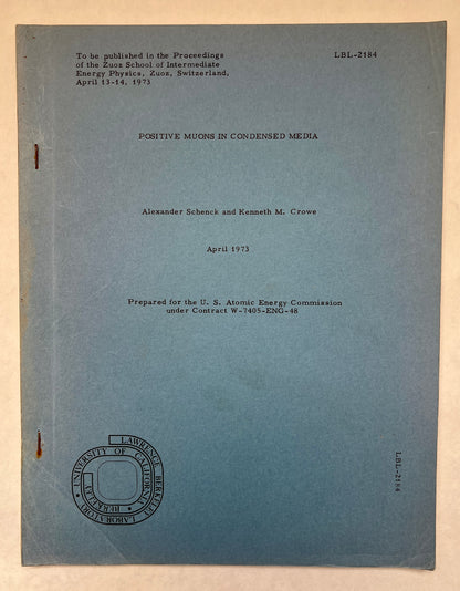 Positive Muons in Condensed Media